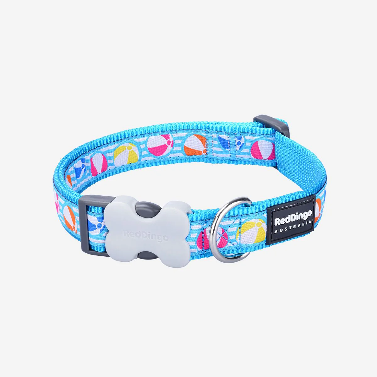Red Dingo Dog Collar Beach Ball Turquoise - Image 11