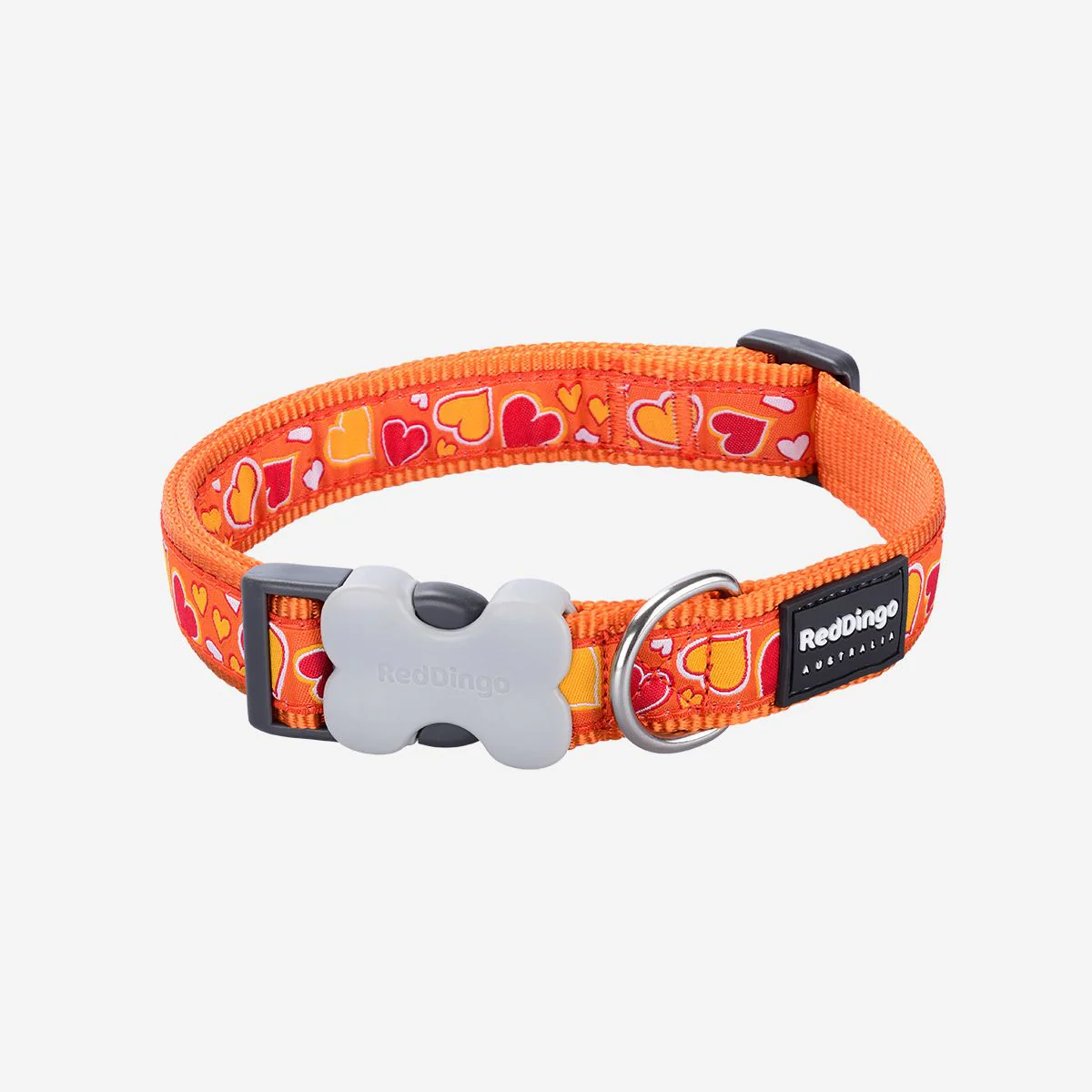 Red Dingo Dog Collar Breezy Love Orange - Image 4