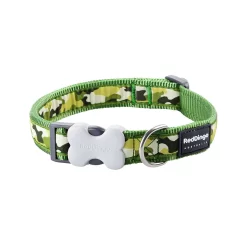Red Dingo Dog Collar Camouflage Green