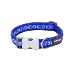 Red Dingo Dog Collar Cosmos Dark Blue