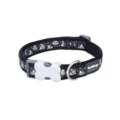 Red Dingo Dog Collar Diamond Black
