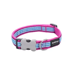 Red Dingo Dog Collar Fang It Hot Pink