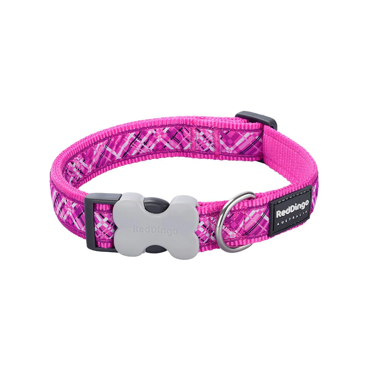 Red Dingo Dog Collar Flanno Hot Pink - Image 12