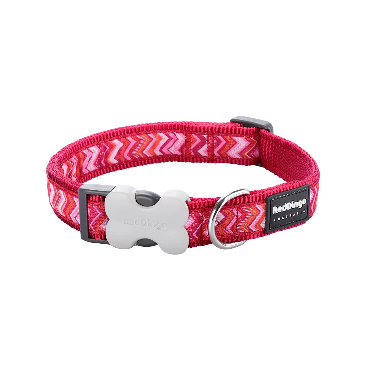 Red Dingo Dog Collar Pizzazz Red