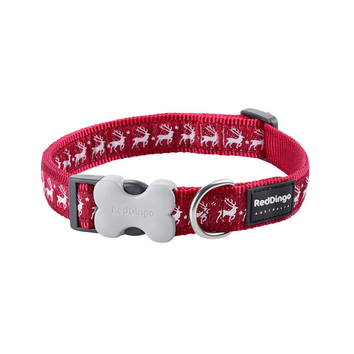 Red Dingo Dog Collar Reindeer Red - Image 3