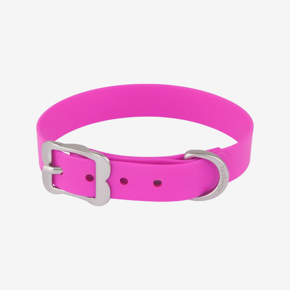 Red Dingo Waterproof Dog Collar VIVID Hot Pink - Image 10