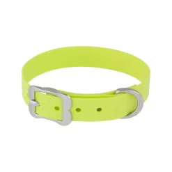 Red Dingo Waterproof Dog Collar VIVID Lime Green