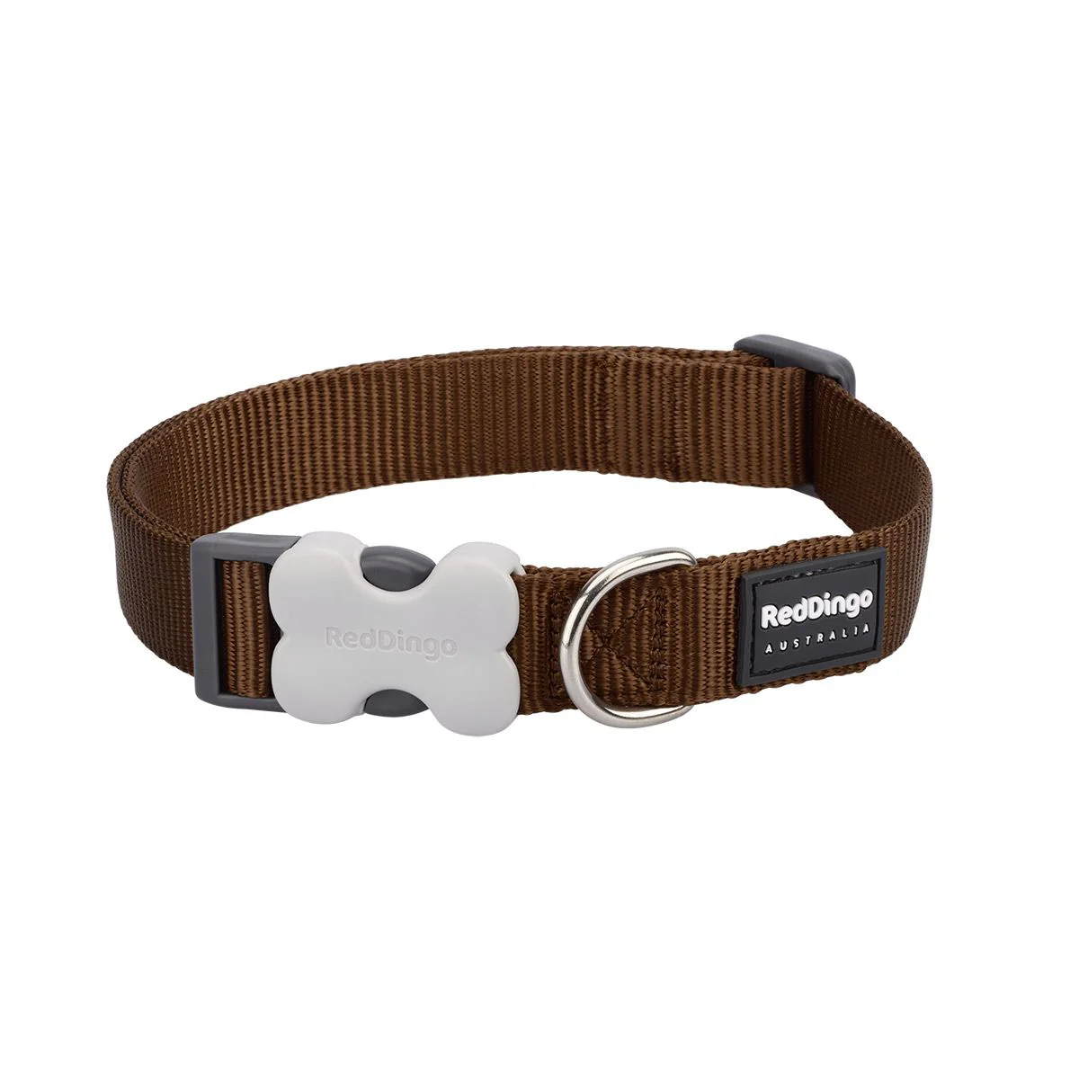 Red Dingo Dog Collar Plain Brown - Image 18