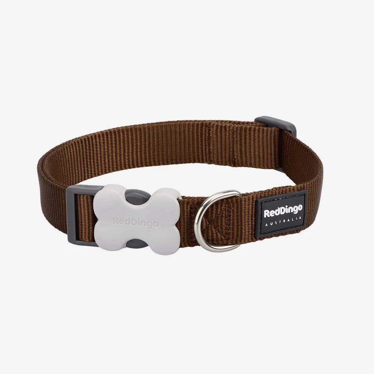 Red Dingo Dog Collar Plain Brown - Image 16