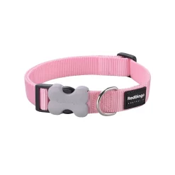 Red Dingo Dog Collar Plain Pink