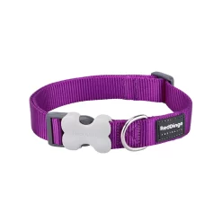Red Dingo Dog Collar Plain Purple