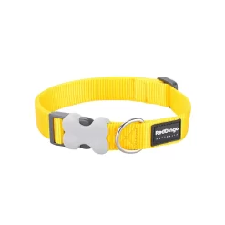Red Dingo Dog Collar Plain Yellow