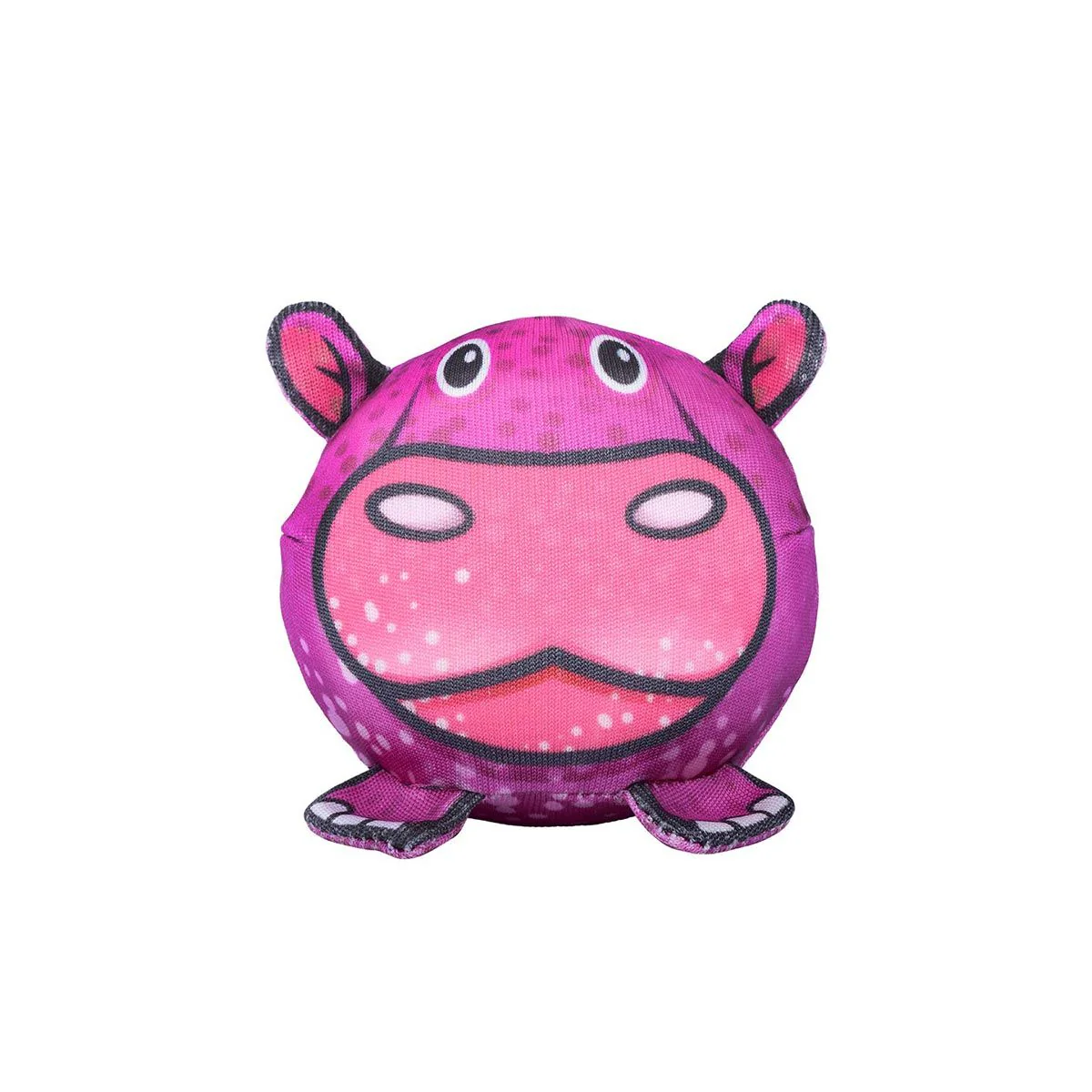 Red Dingo DURABLES Ball Toys Hippo Purple - Image 2