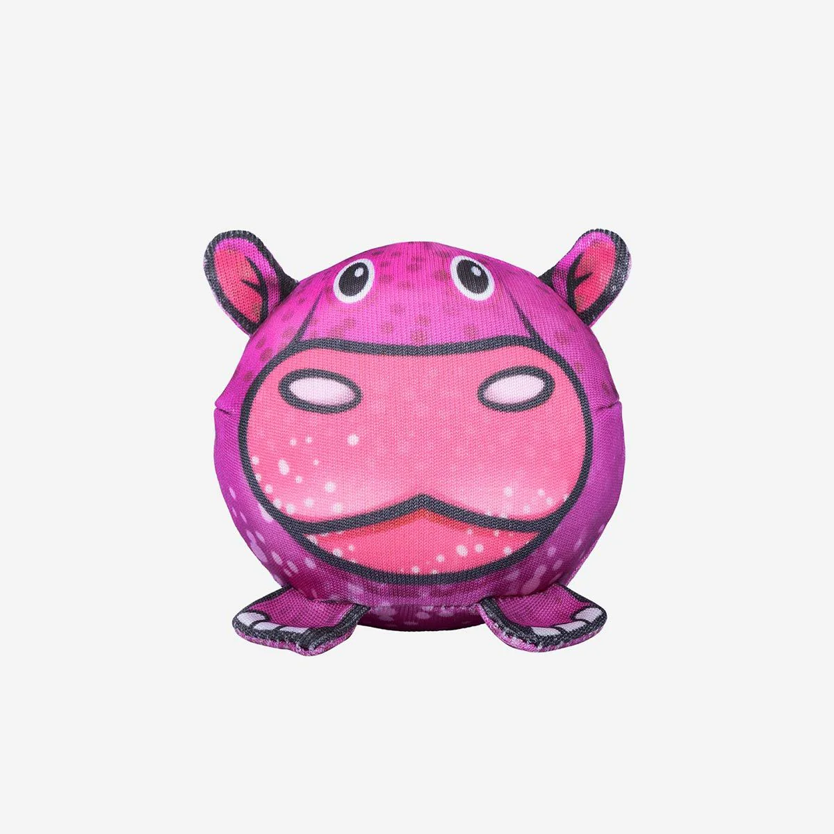 Red Dingo DURABLES Ball Toys Hippo Purple - Image 3