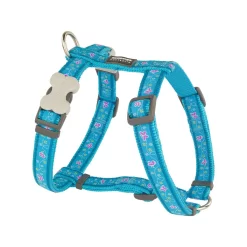Red Dingo Dog Harness Butterfly Turquoise
