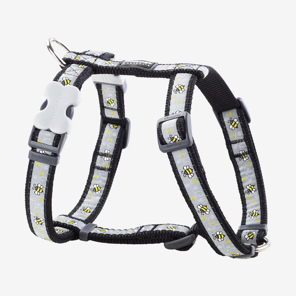 Red Dingo Dog Harness Bumble Bee Black - Image 4