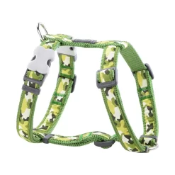 Red Dingo Dog Harness Camouflage Green