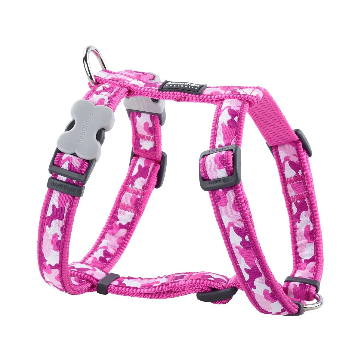 Red Dingo Dog Harness Camouflage Hot Pink - Image 3