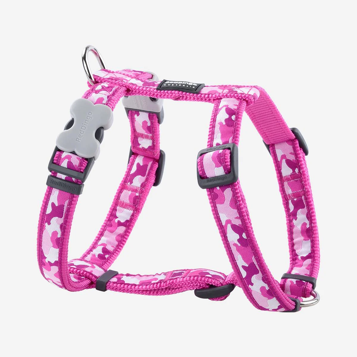 Red Dingo Dog Harness Camouflage Hot Pink - Image 10