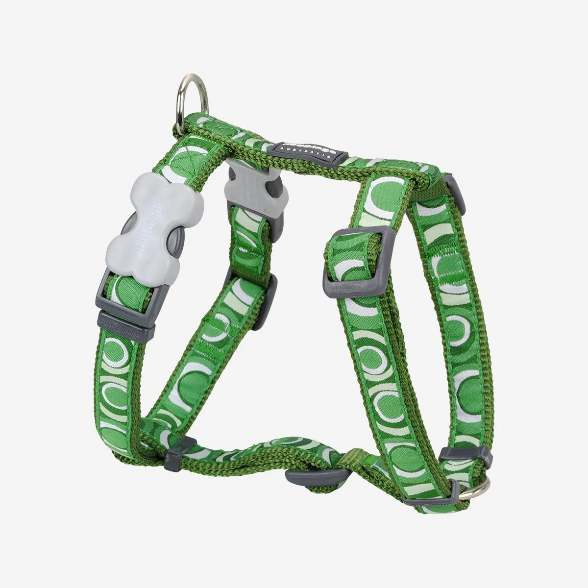 Red Dingo Dog Harness Circadelic Green - Image 7