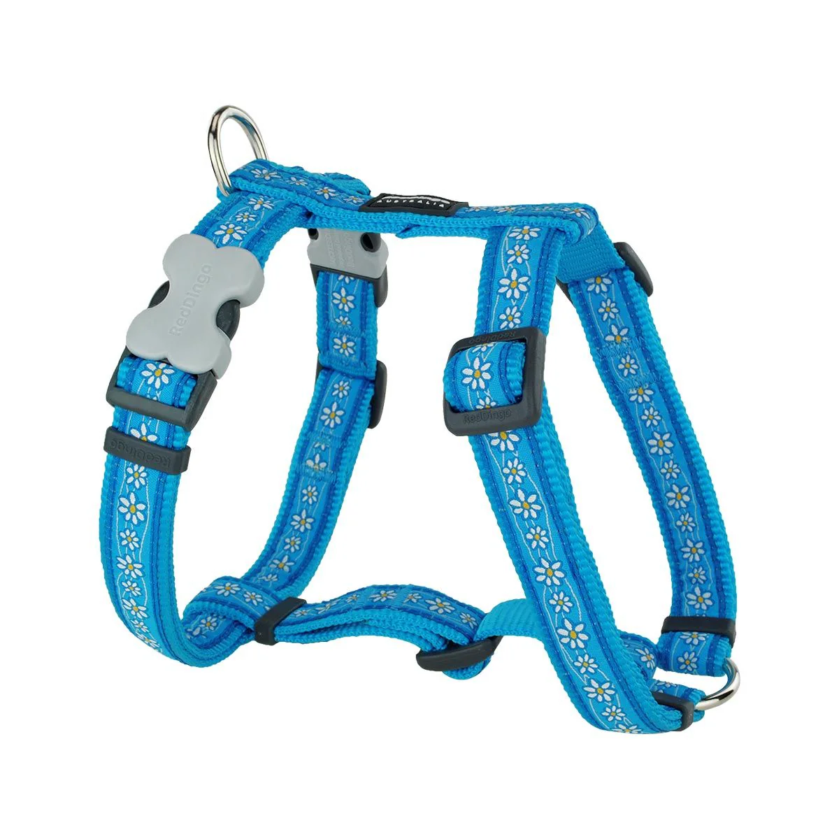 Red Dingo Dog Harness Daisy Chain Turquoise - Image 9