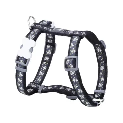 Red Dingo Dog Harness Diamond Black