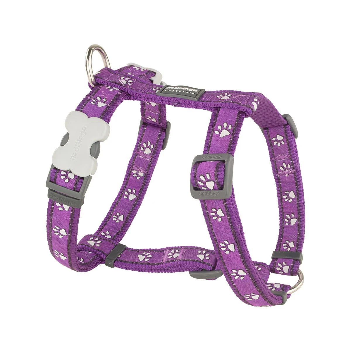 Red Dingo Dog Harness Desert Paws Purple