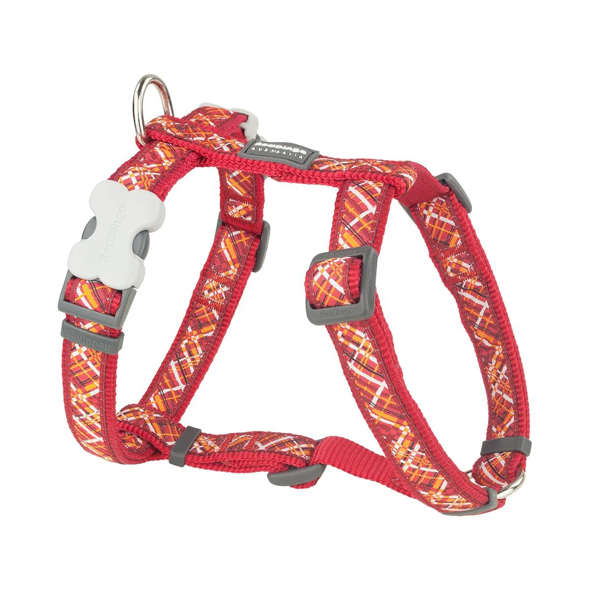 Red Dingo Dog Harness Flanno Red - Image 12