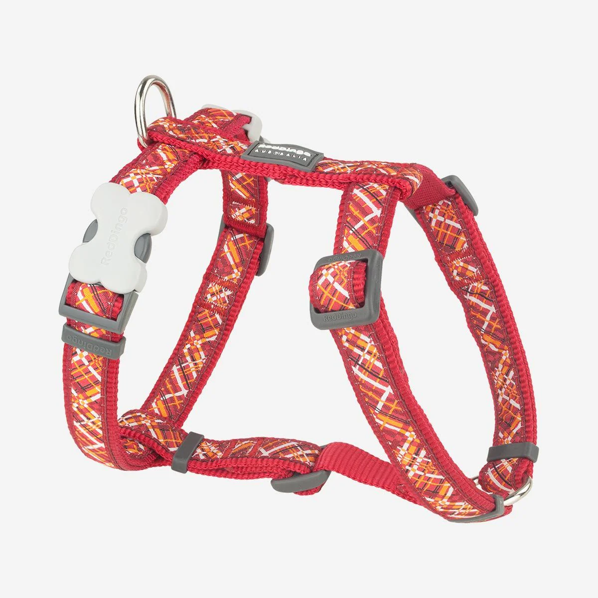 Red Dingo Dog Harness Flanno Red - Image 4