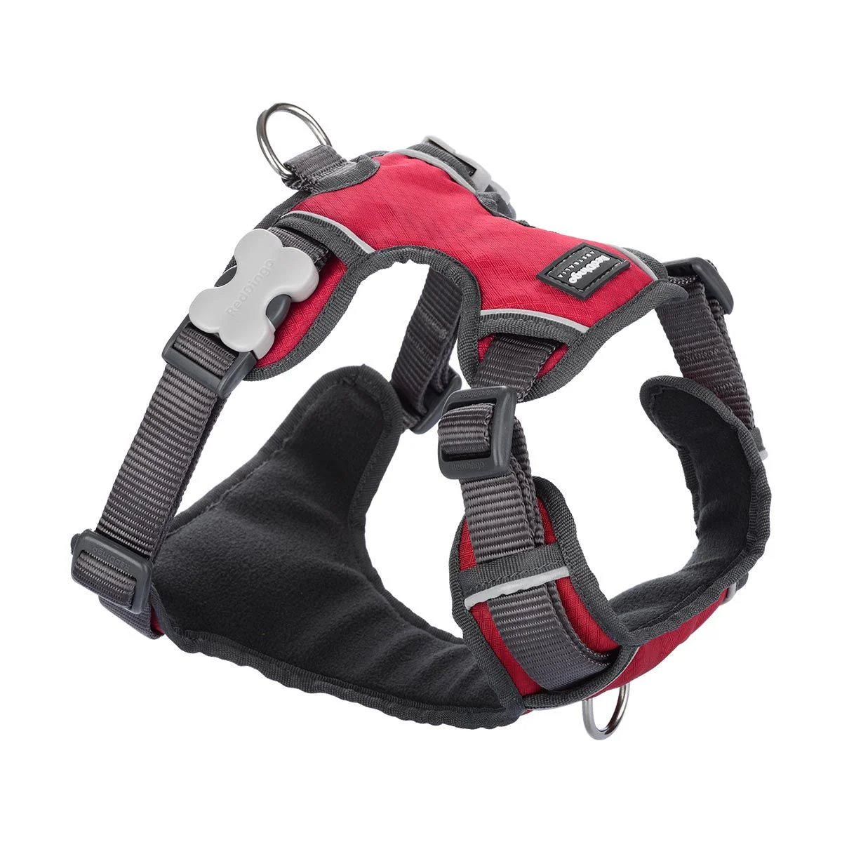 Red Dingo Padded Dog Harness Red - Image 15