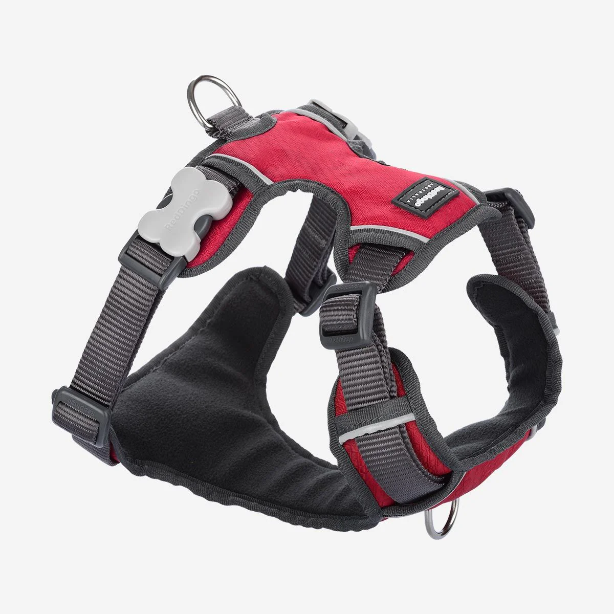 Red Dingo Padded Dog Harness Red - Image 11