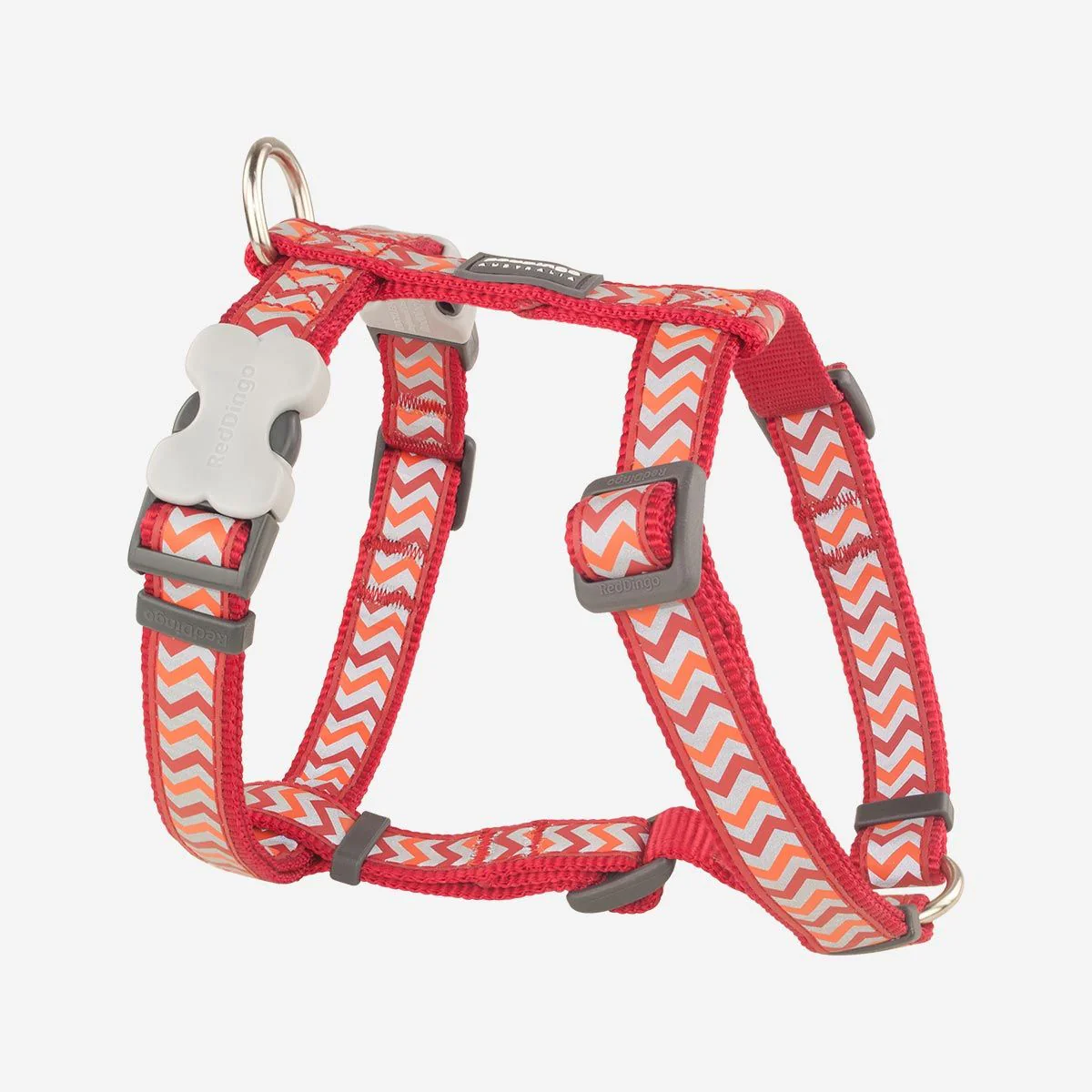 Red Dingo Dog Harness Reflective Ziggy Red - Image 11