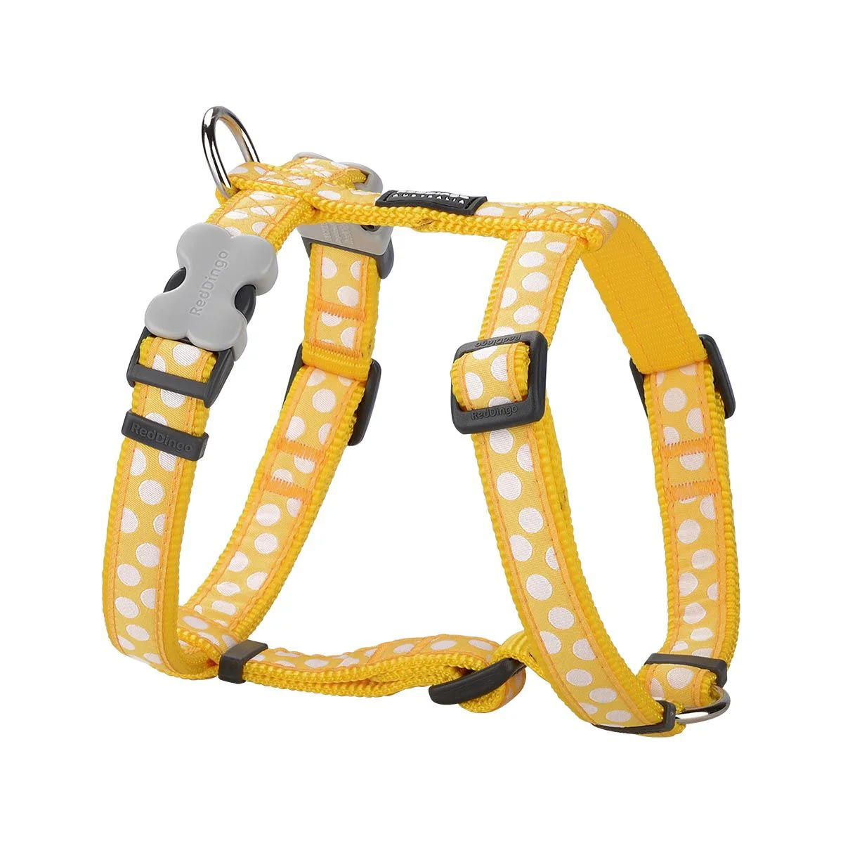 Red Dingo Dog Harness White Spots On Yellow - Image 6