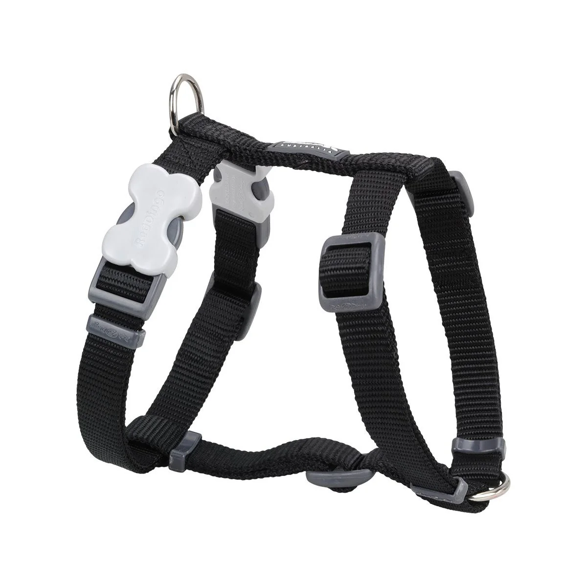 Red Dingo Dog Harness Plain Black - Image 7