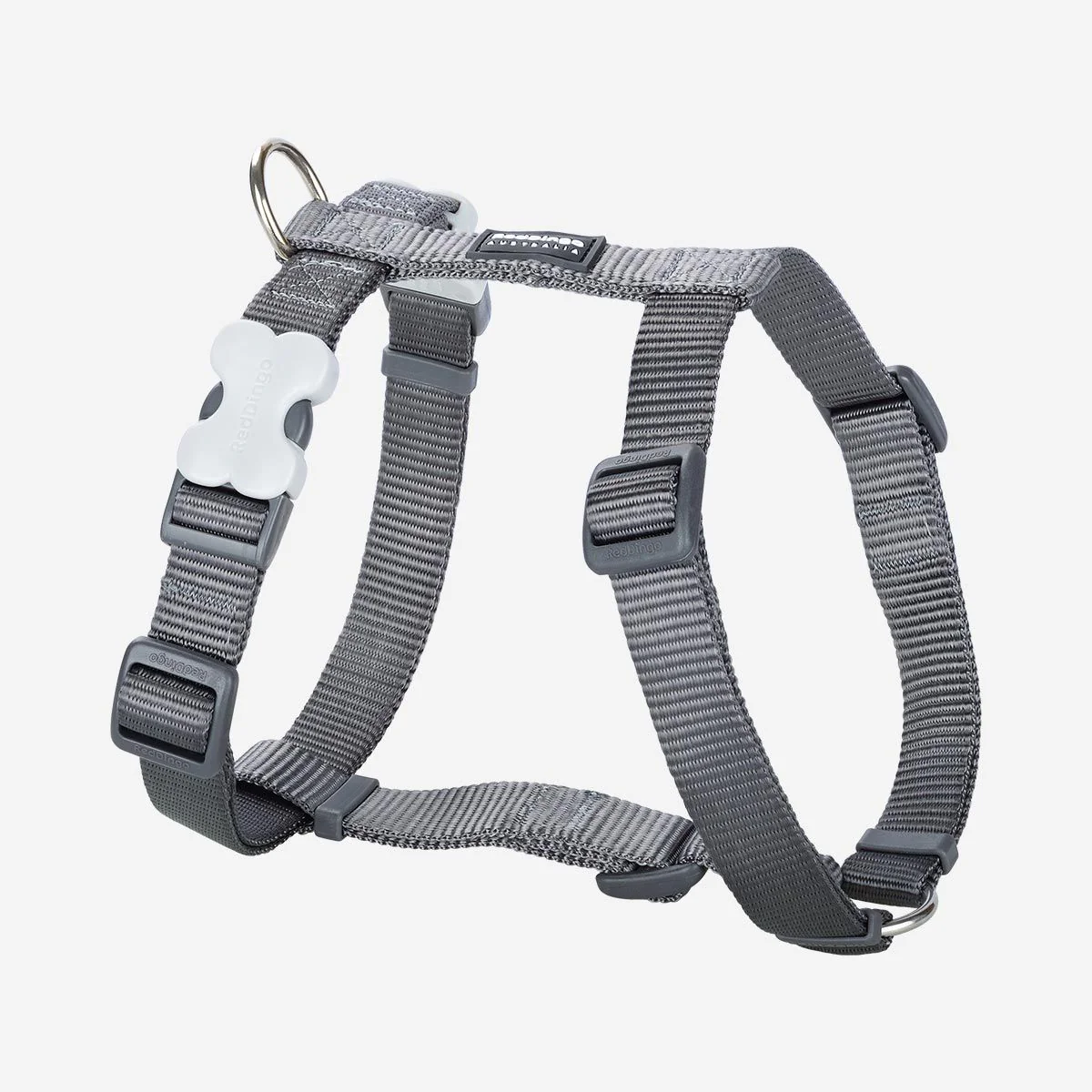 Red Dingo Dog Harness Plain Cool Grey - Image 10