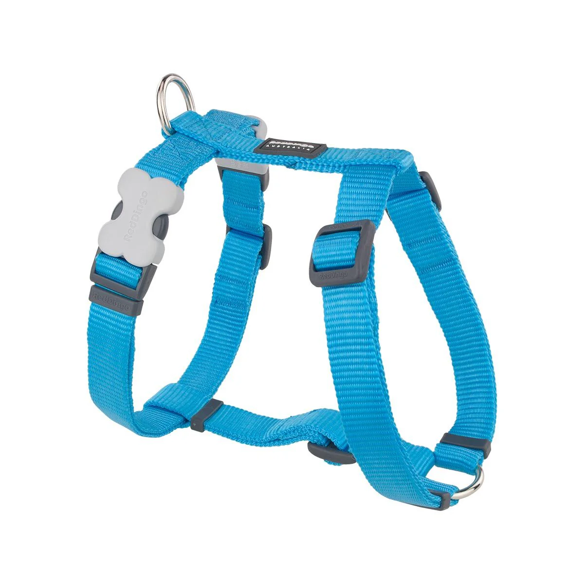 Red Dingo Dog Harness Plain Turquoise - Image 15