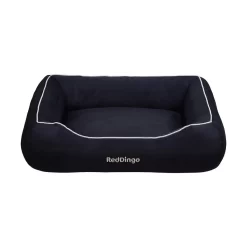 Red Dingo Premium Dog Donut Bed Black