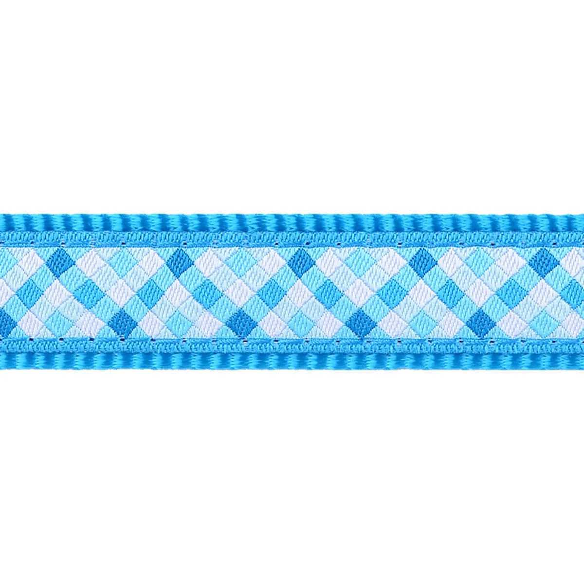 Red Dingo Dog Lead Gingham Turquoise - Image 14