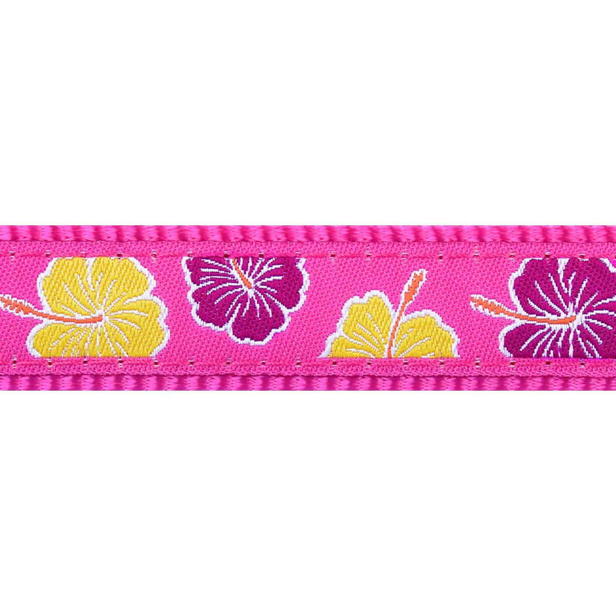 Red Dingo Cat Collar Hibiscus Hot Pink - Image 5