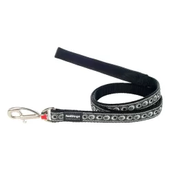 Red Dingo Dog Lead Cosmos Black