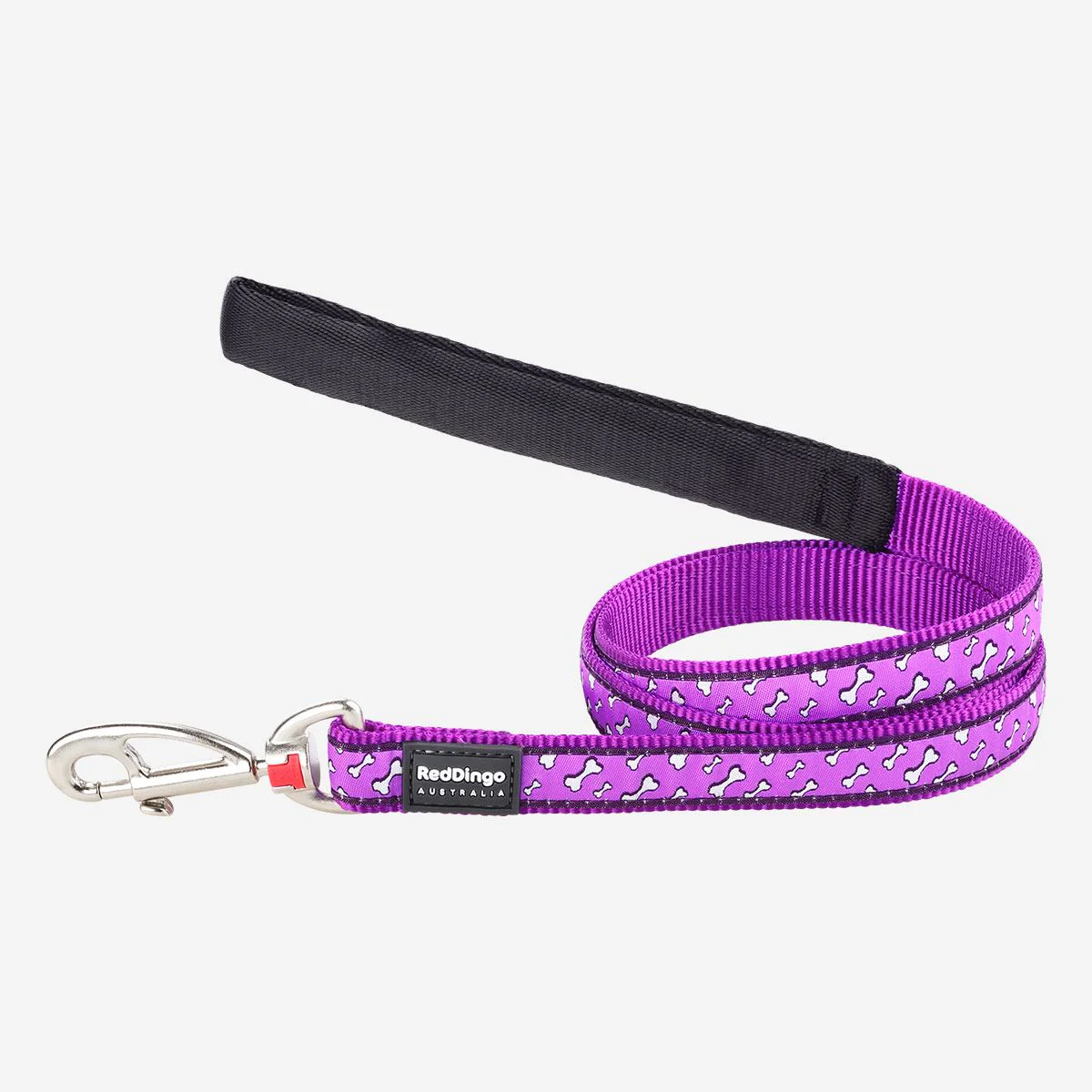 Red Dingo Dog Lead Flying Bones Purple - Image 13