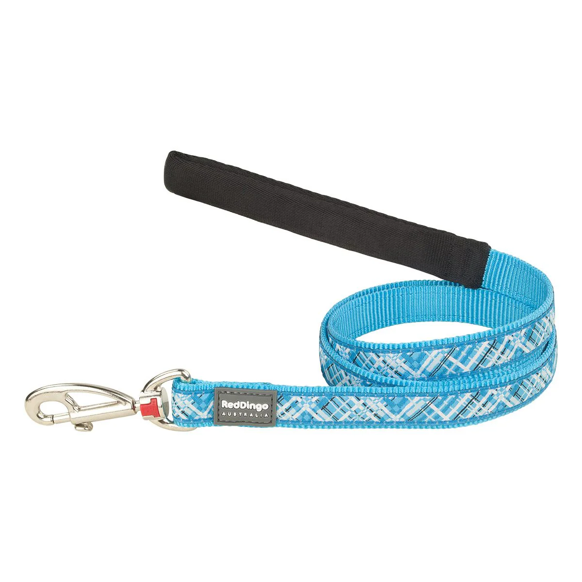 Red Dingo Dog Lead Flanno Turquoise - Image 12