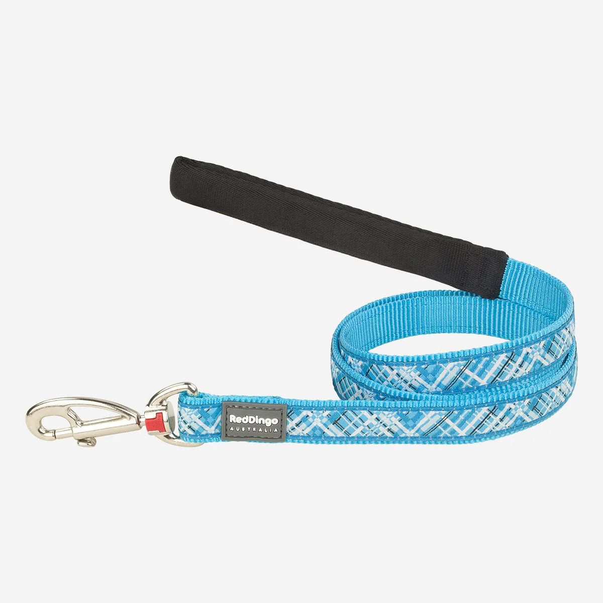 Red Dingo Dog Lead Flanno Turquoise - Image 7