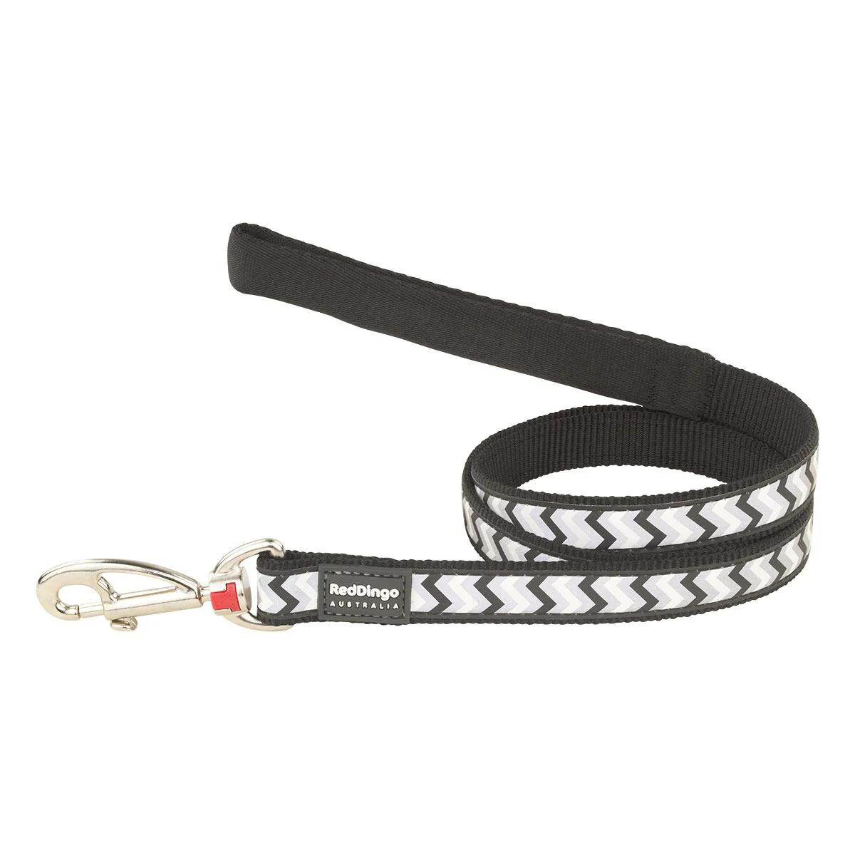 Red Dingo Dog Lead Reflective Ziggy Black - Image 6