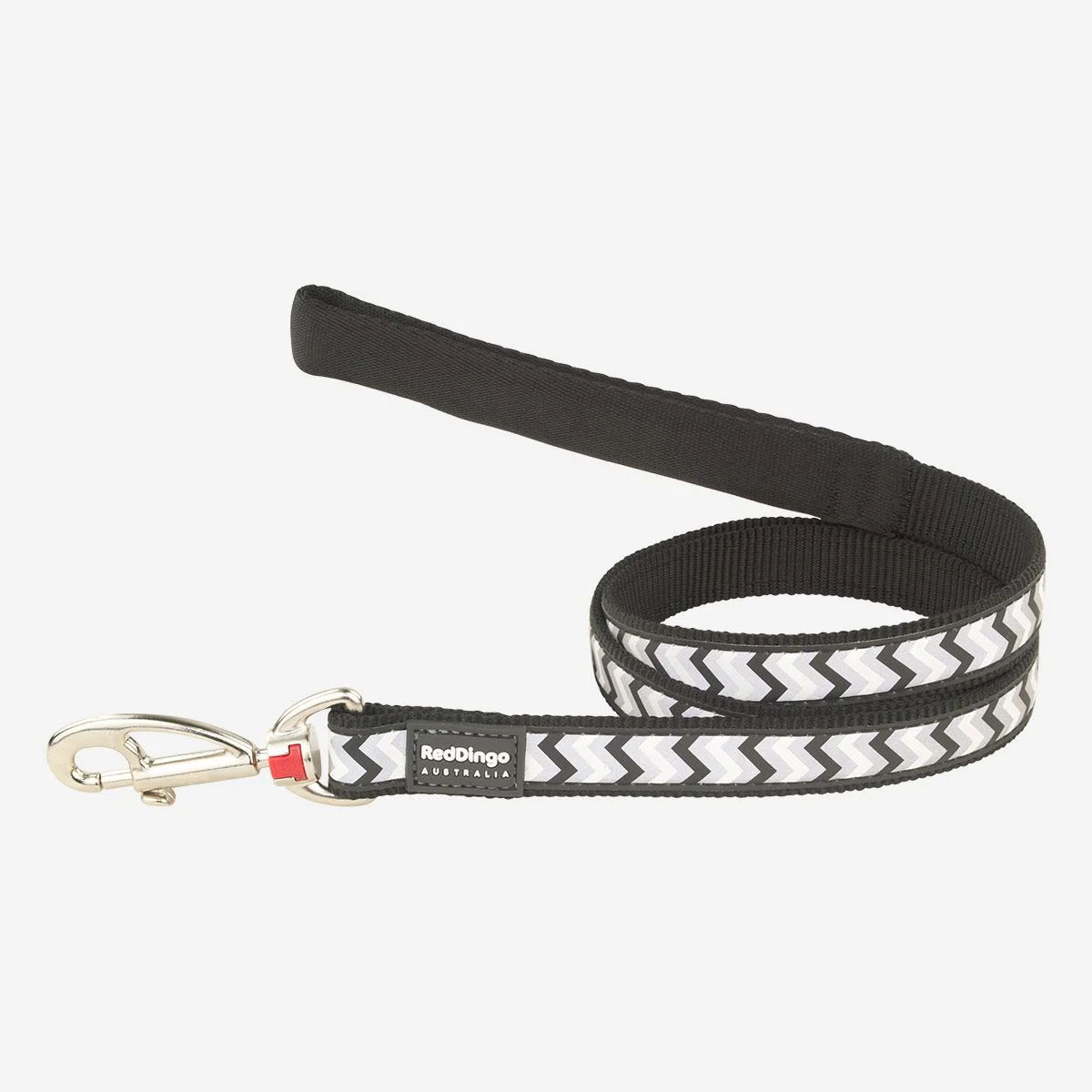 Red Dingo Dog Lead Reflective Ziggy Black - Image 13