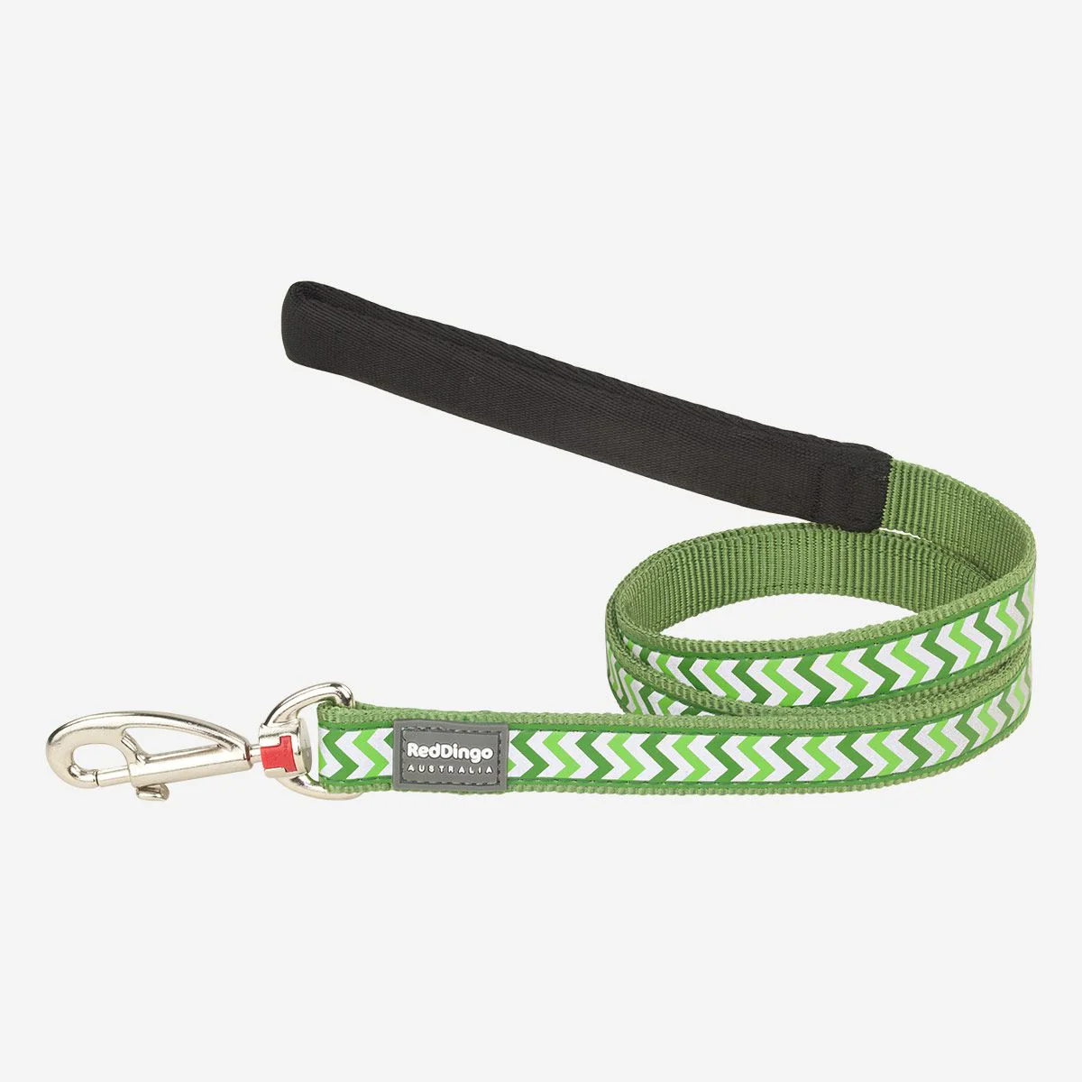 Red Dingo Dog Lead Reflective Ziggy Green - Image 10