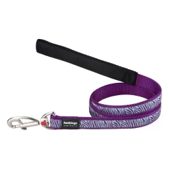 Red Dingo Dog Lead Safari Purple