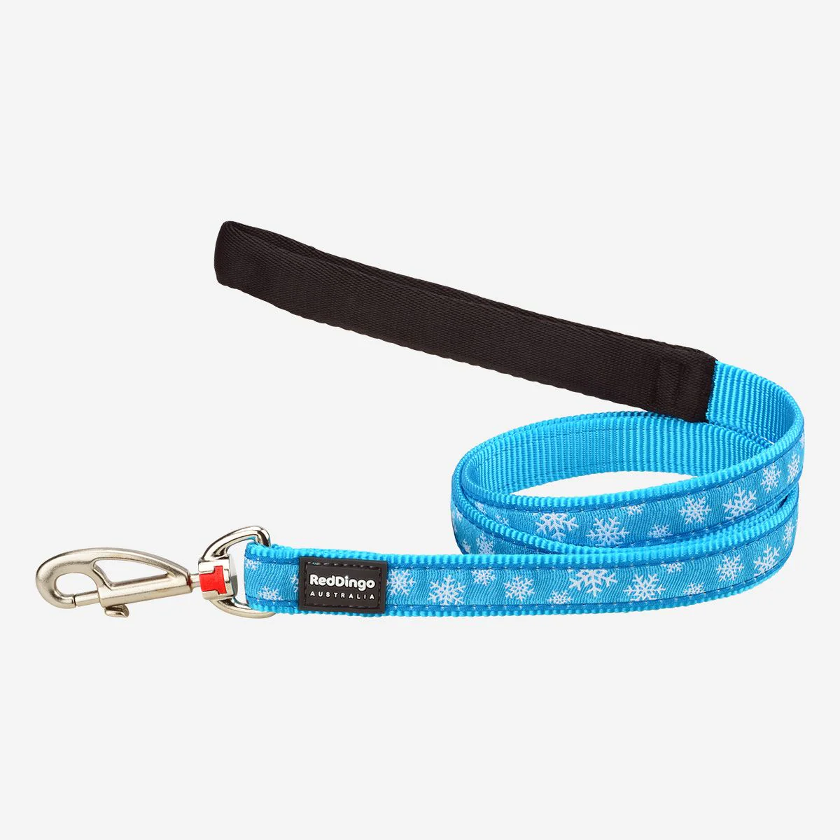 Red Dingo Dog Lead Snowflake Turquoise - Image 7