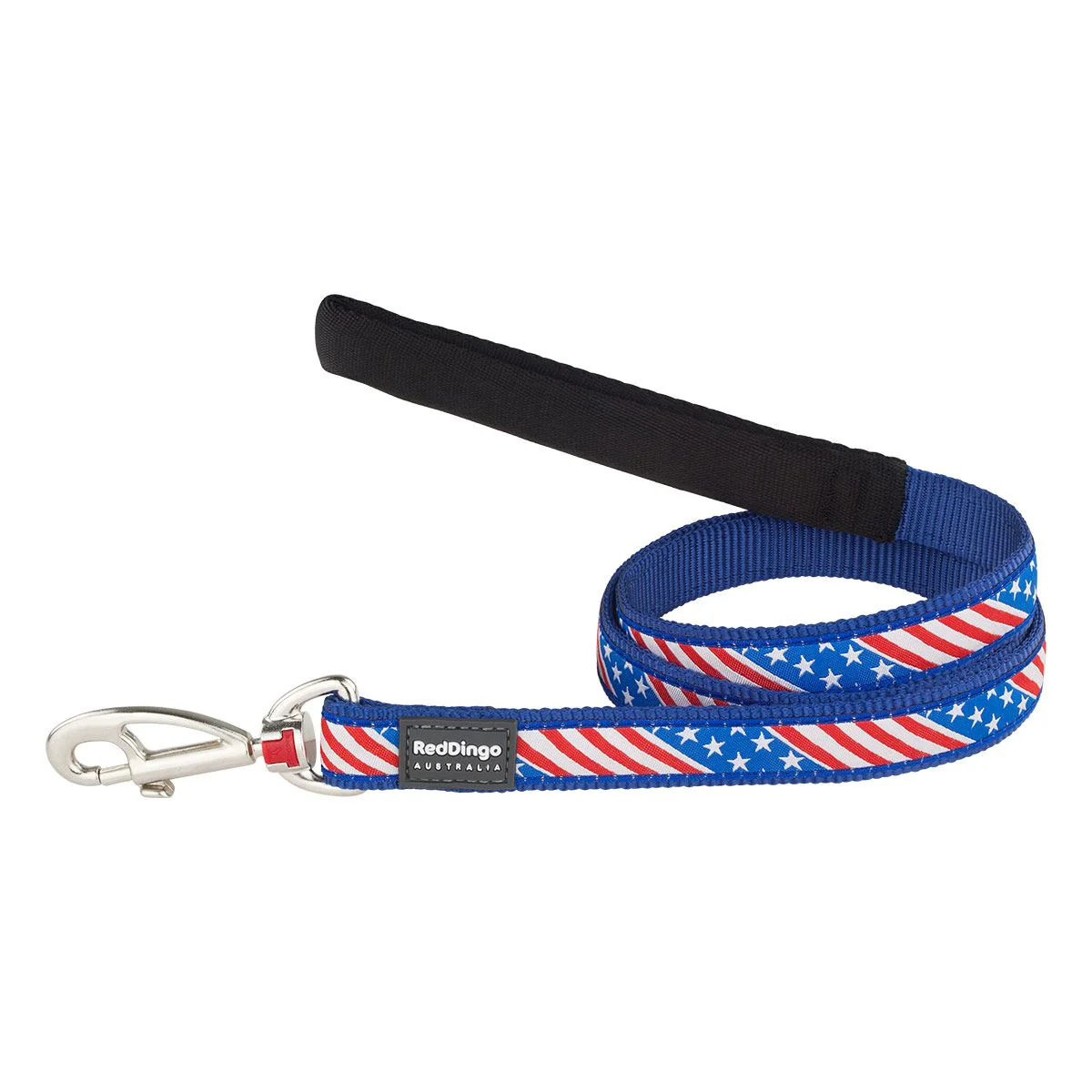 Red Dingo Dog Lead Stars & Stripes US Flag Dark Blue - Image 9