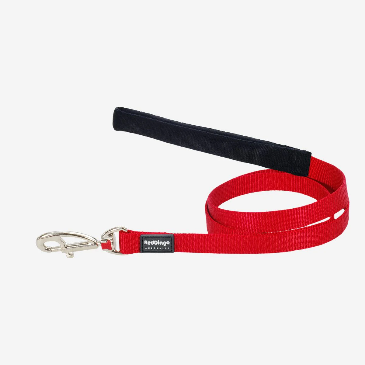 Red Dingo Dog Lead Plain Red - Image 5